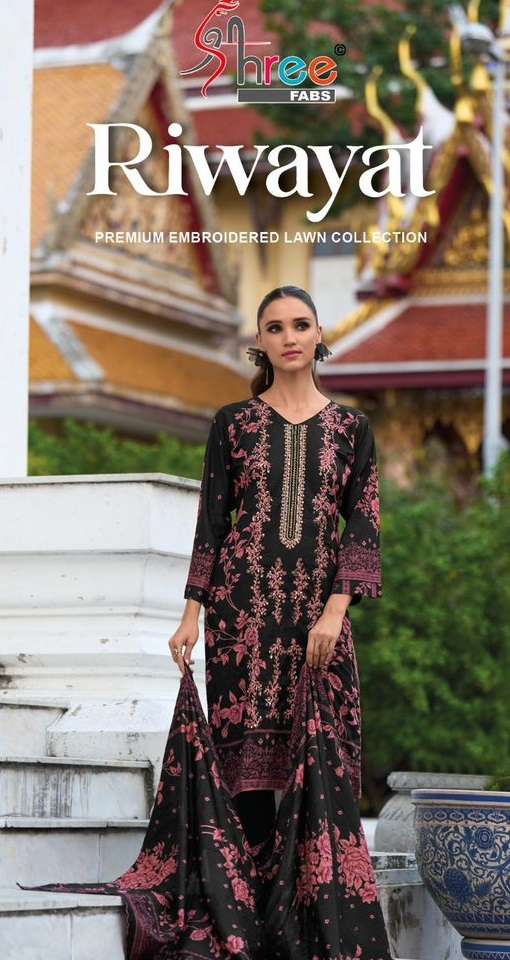 RIWAYAT PREMIUM EMBRODERED OPEN PIC BY SHREE